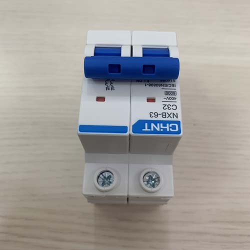 CB tép (MCB) dòng cắt 6KA 2 cực Chint NXB-63 2P C32 6kA